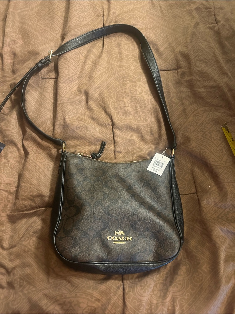 Coach Ellie file bag  Crossbody with Gold Hardware